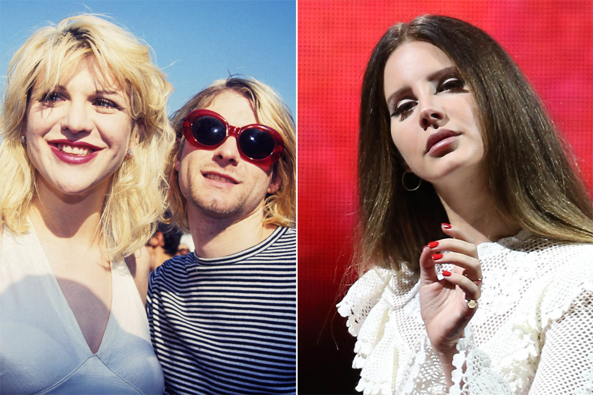 Kurt Cobain Courtney Love, Lana Del Rey