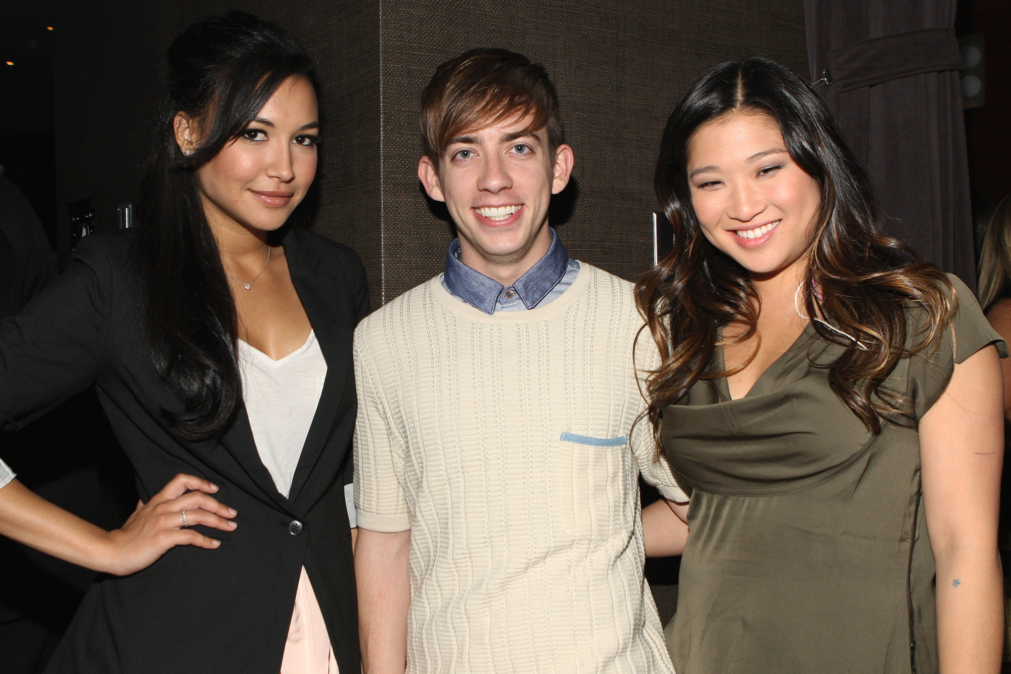 Naya Rivera, Kevin McHale, and Jenna Ushkowitz