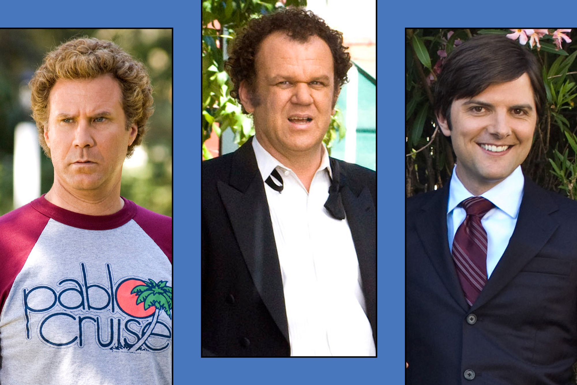 Will Ferrell, John C. Reilly, and Adam Scott