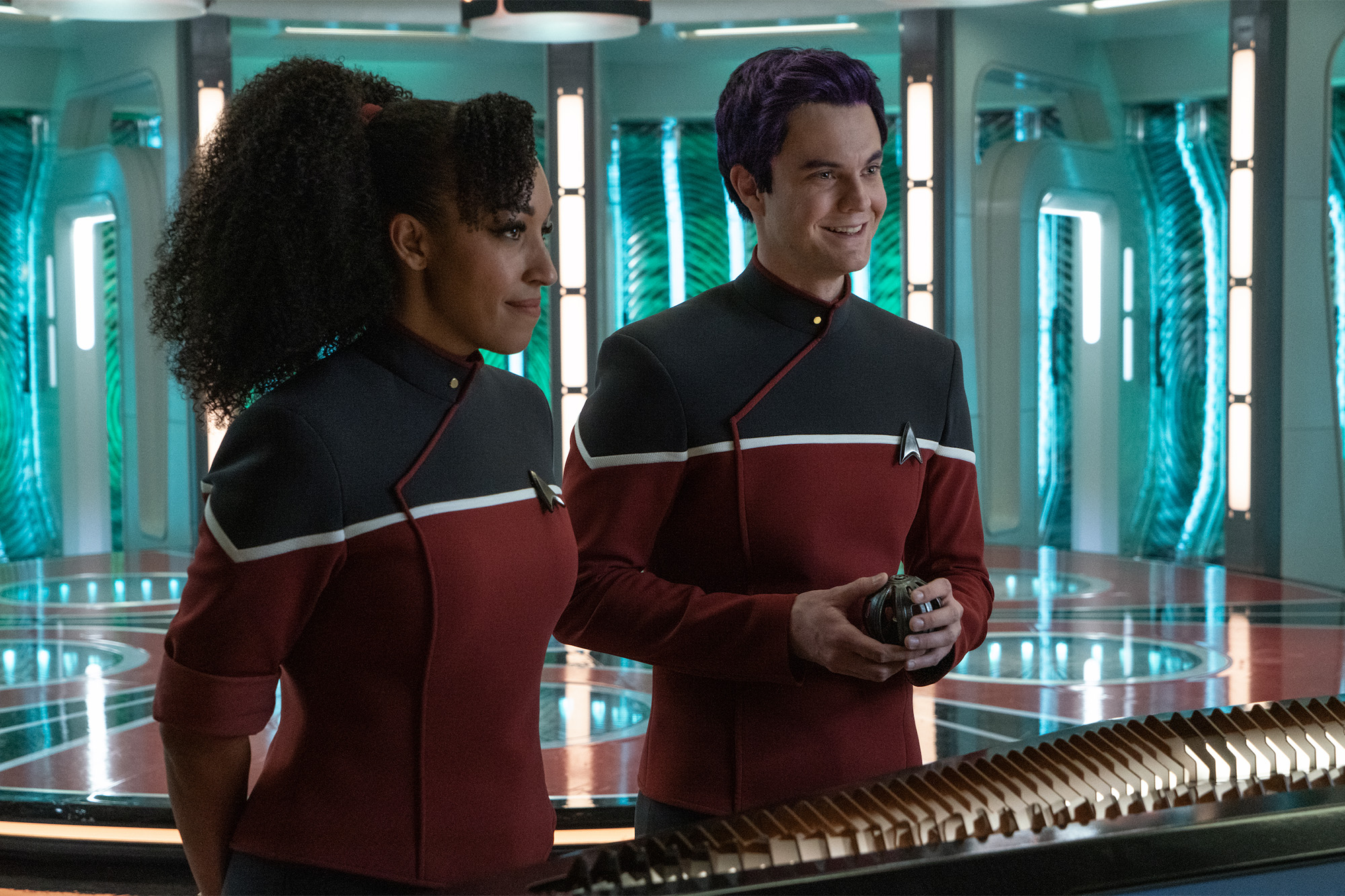Tawny Newsome and Jack Quaid reprise their animated 'Star Trek: Lower Decks' roles in live-action on 'Star Trek: Strange New Worlds'