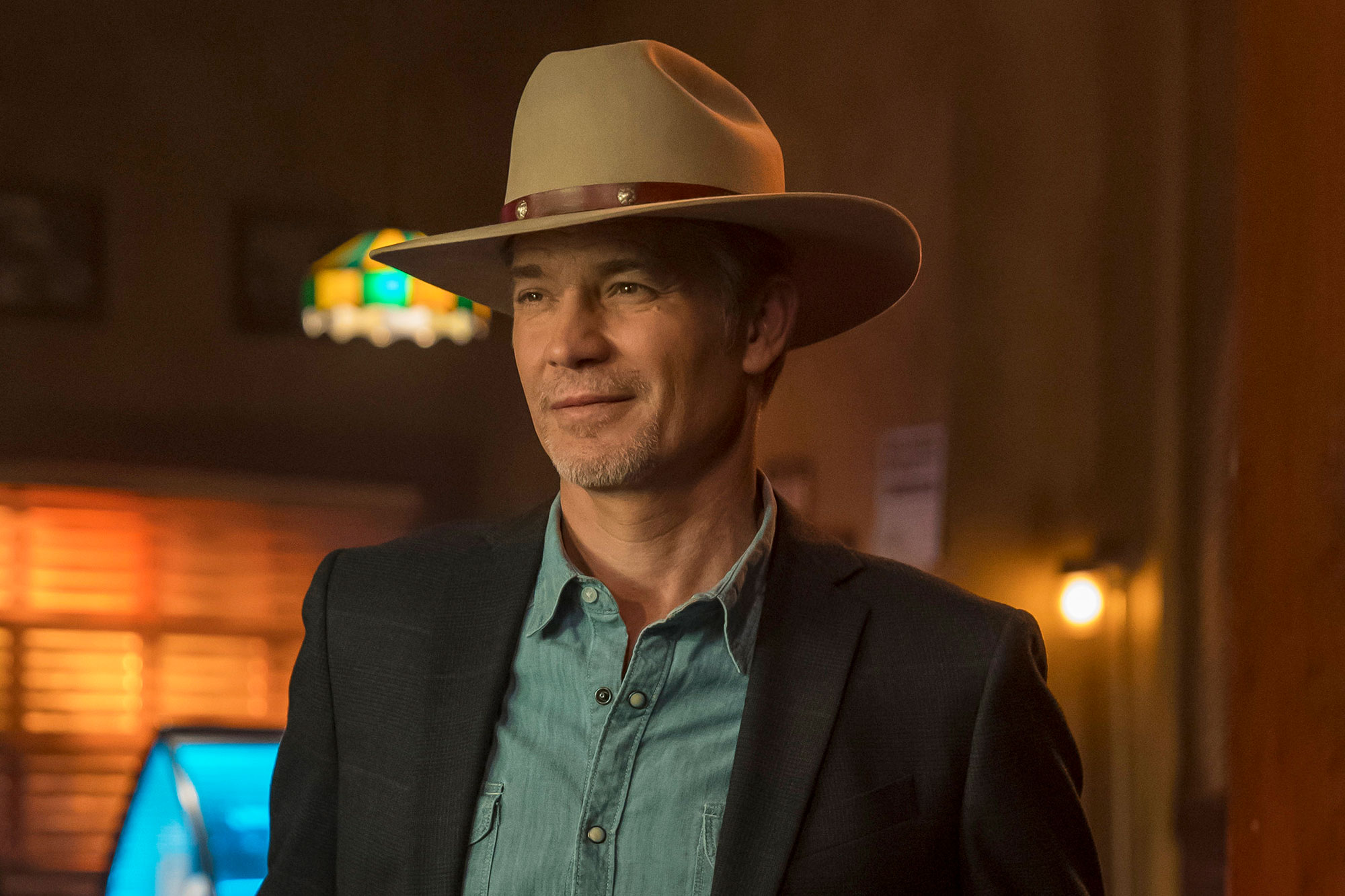 Timothy Olyphant as Raylan Givens in 'Justified: City Primeval'