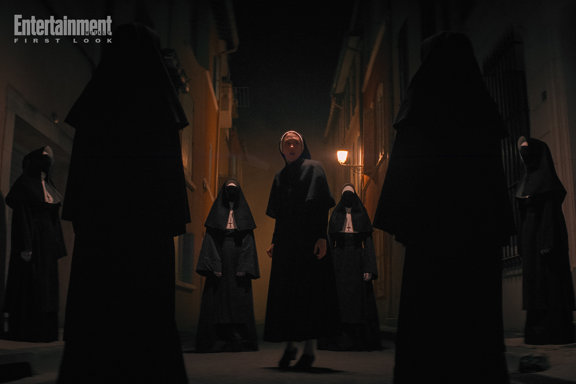 Fear is becoming a habit for Taissa Farmiga in first look at The Nun II