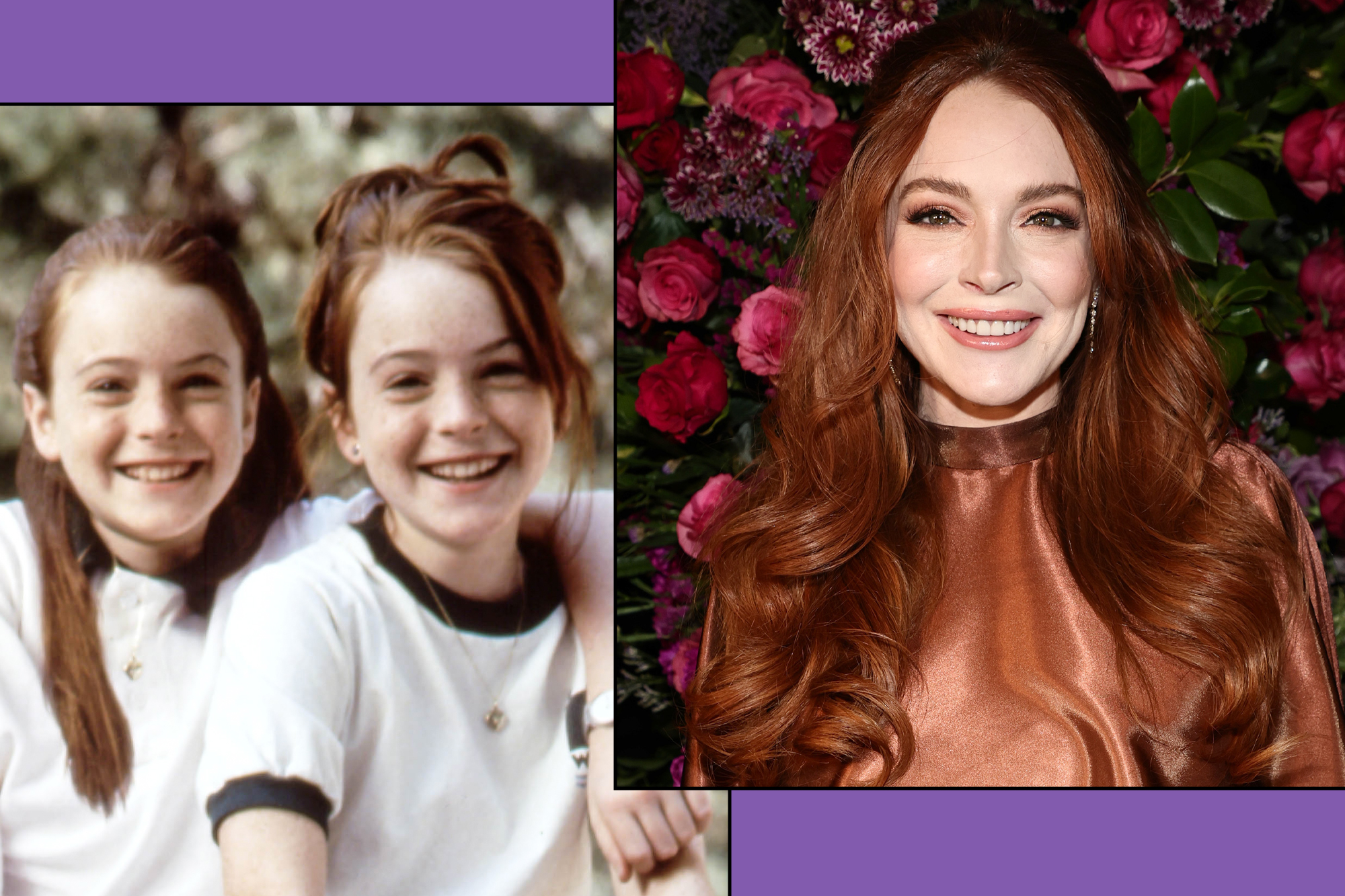 Hallie Parker and Annie James (Lindsay Lohan)