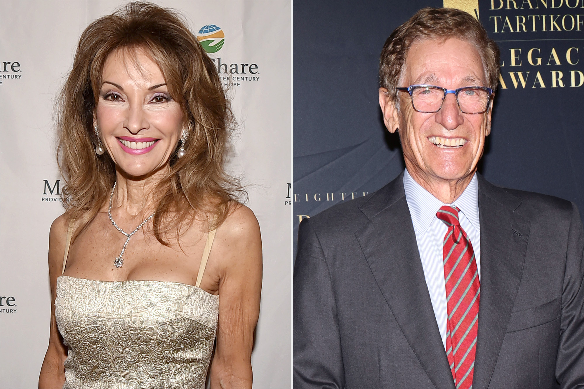 Susan Lucci and Maury Povich