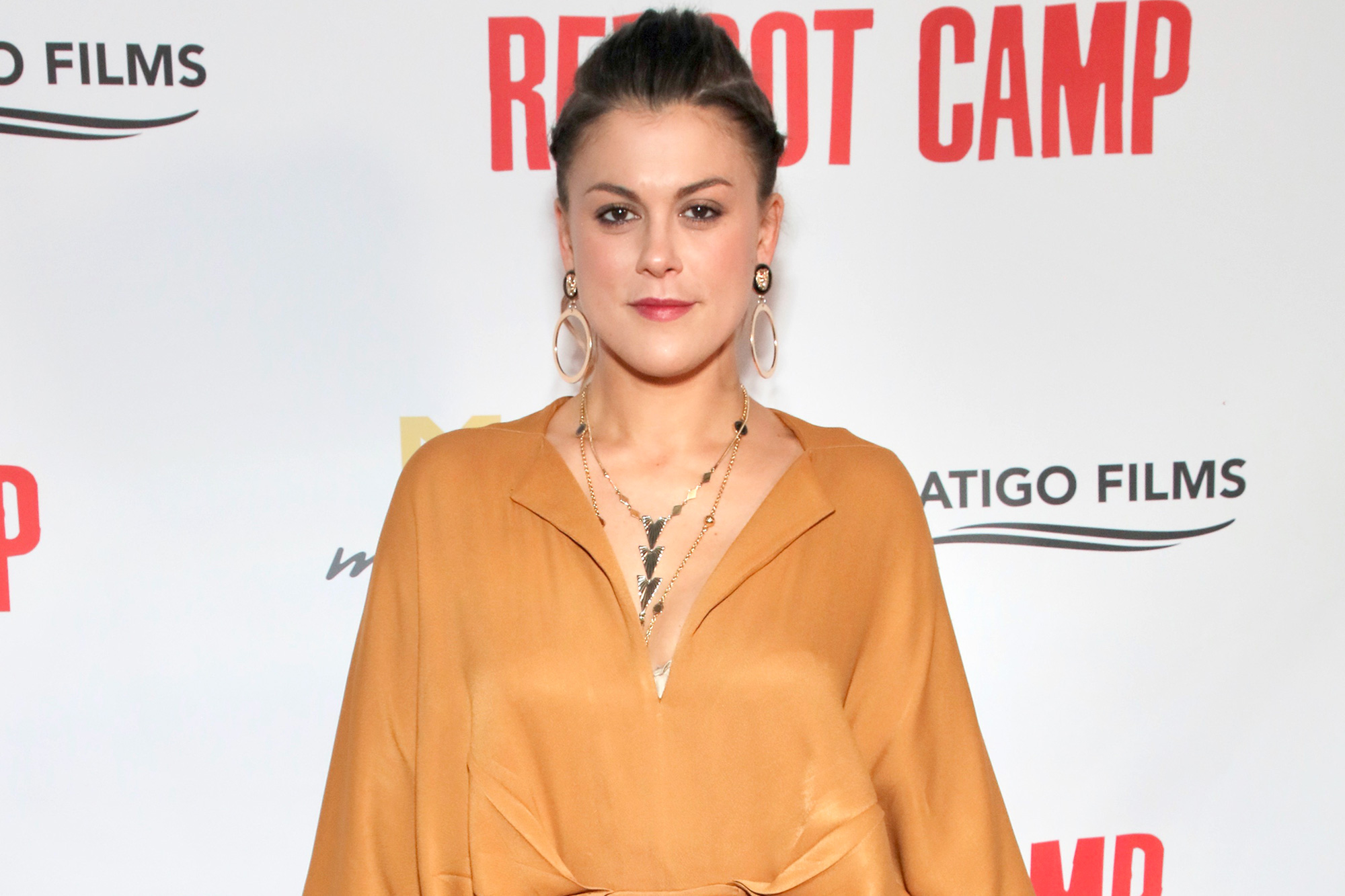 Lindsey Shaw attends Mogul Productions Screening For "Reboot Camp" at Cinelounge Outdoors on September 21, 2021 in Los Angeles, California