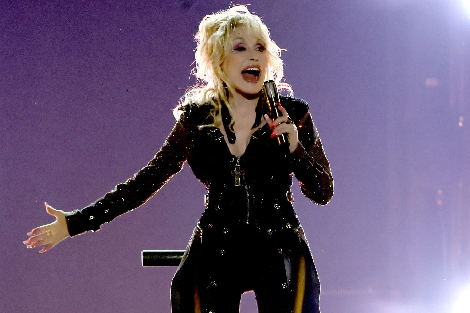 FRISCO, TEXAS - MAY 11: Dolly Parton performs onstage during the 58th Academy Of Country Music Awards at The Ford Center at The Star on May 11, 2023 in Frisco, Texas. (Photo by Theo Wargo/Getty Images)