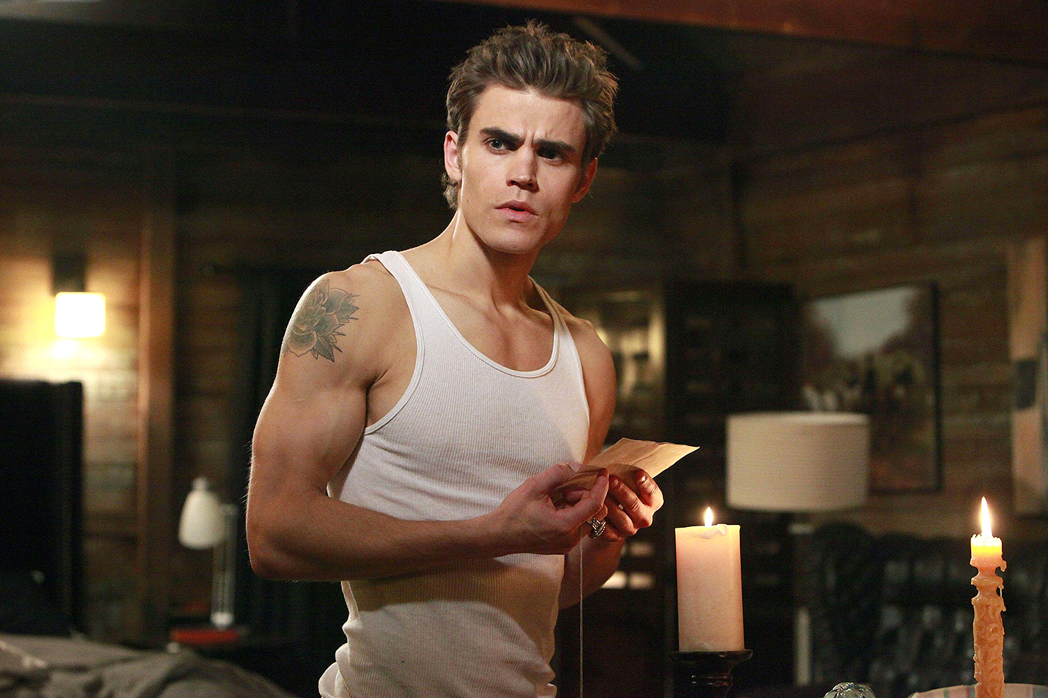 Paul Wesley is saying he doesn't miss the Vampire Diaries
