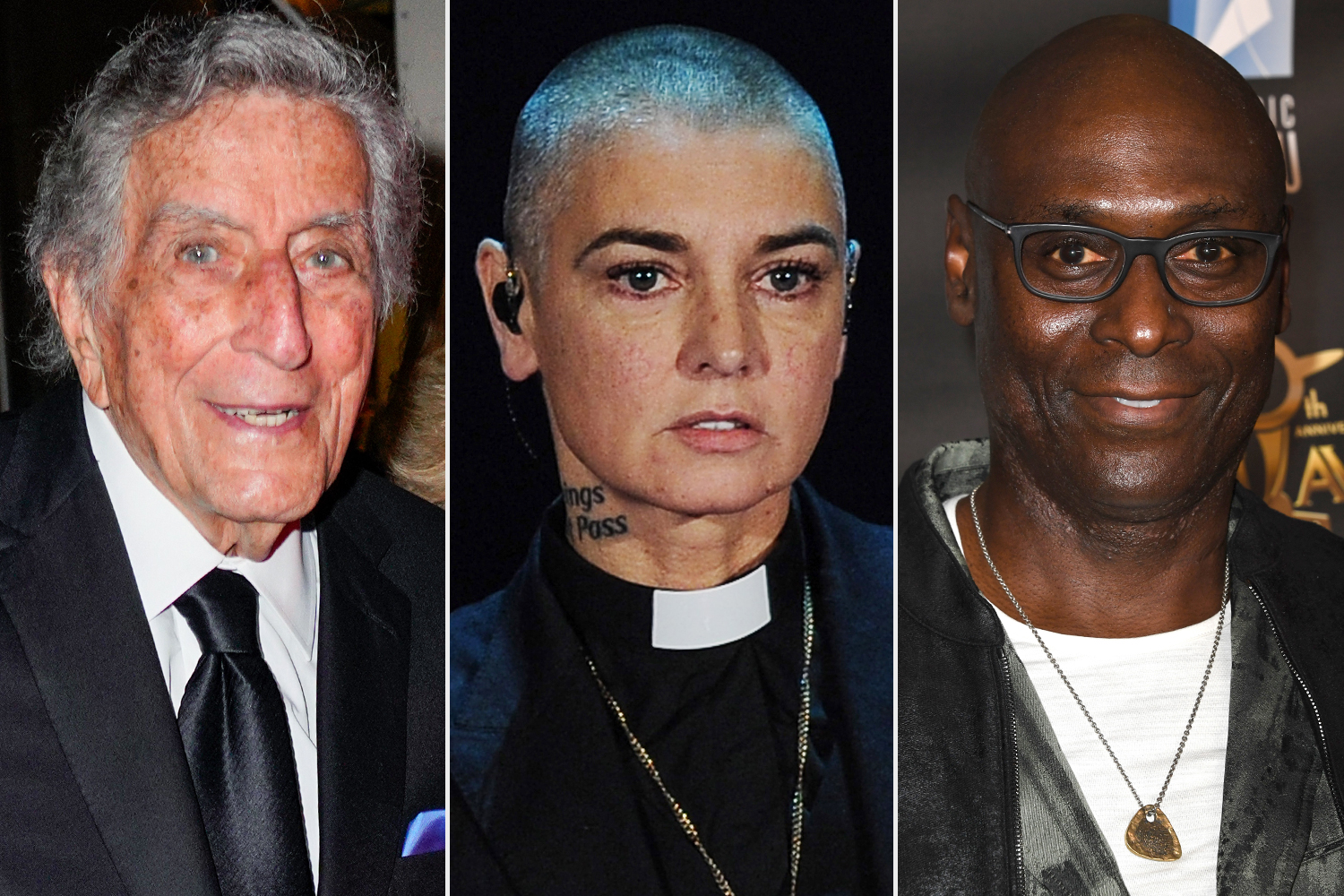 Tony Bennett, Sinead OConnor, and Lance Reddick