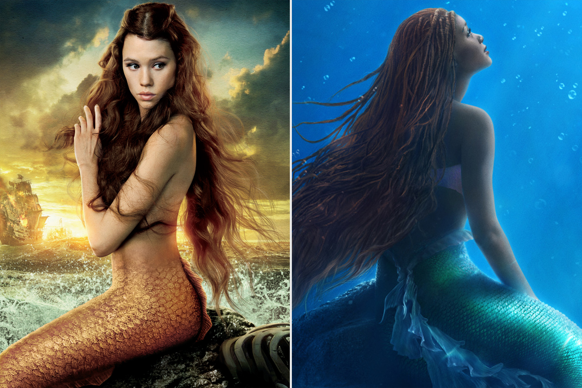 Astrid Berges-Frisbey as Syrena; PIRATES OF THE CARIBBEAN: ON STRANGER TIDES 2011. ©Walt Disney Pictures; THE LITTLE MERMAID; Disney; Poster; Key Art